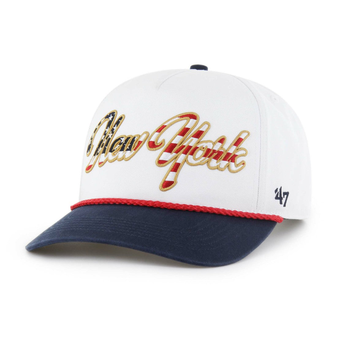 47 brand New York Jets '47 Patriotic Overhand Hitch Adjustable Hat White