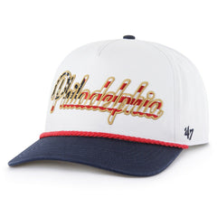 47 brand Philadelphia Eagles '47 Patriotic Overhand Hitch Adjustable Hat White