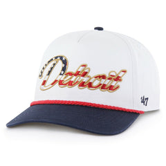 47 brand Detroit Lions '47 Patriotic Overhand Hitch Adjustable Hat White
