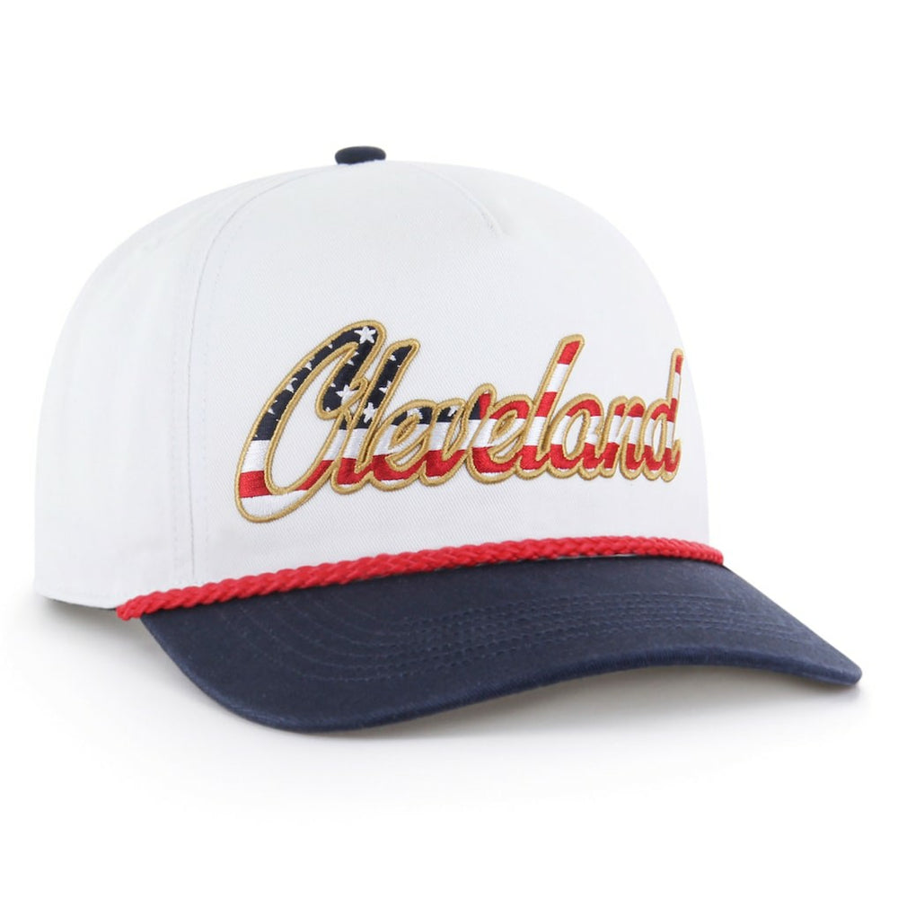 47 brand Cleveland Browns '47 Patriotic Overhand Hitch Adjustable Hat White