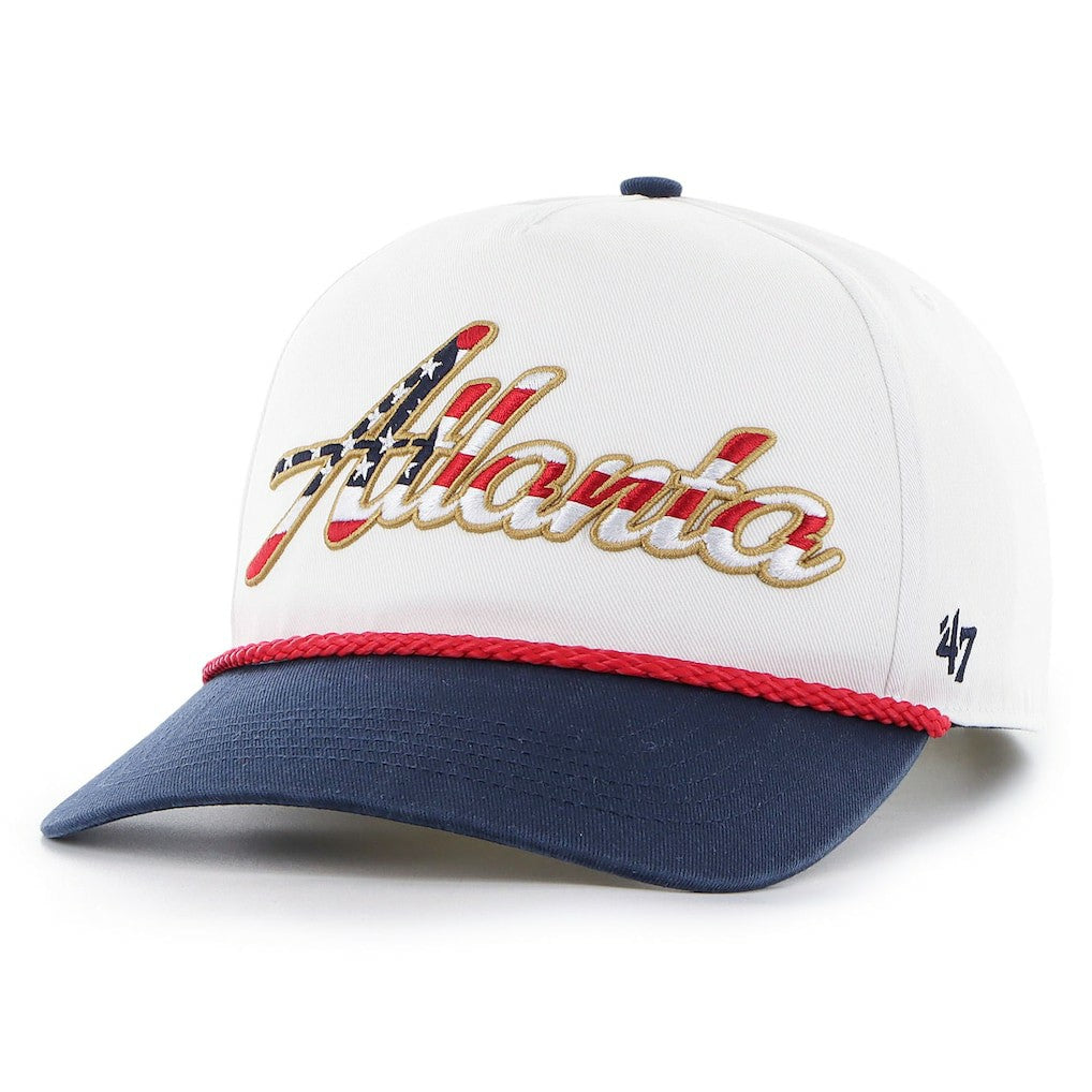 47 brand Atlanta Falcons '47 Patriotic Overhand Hitch Adjustable Hat White