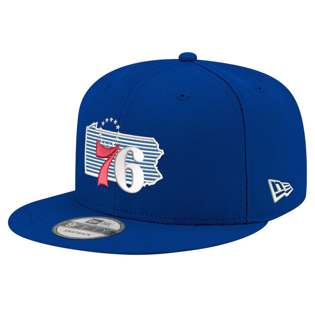 Philadelphia 76ers State Pride 9FIFTY Snapback Hat Royal | New Era online