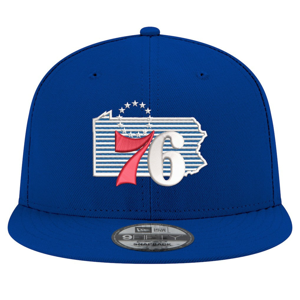 Philadelphia 76ers State Pride 9FIFTY Snapback Hat Royal | New Era online