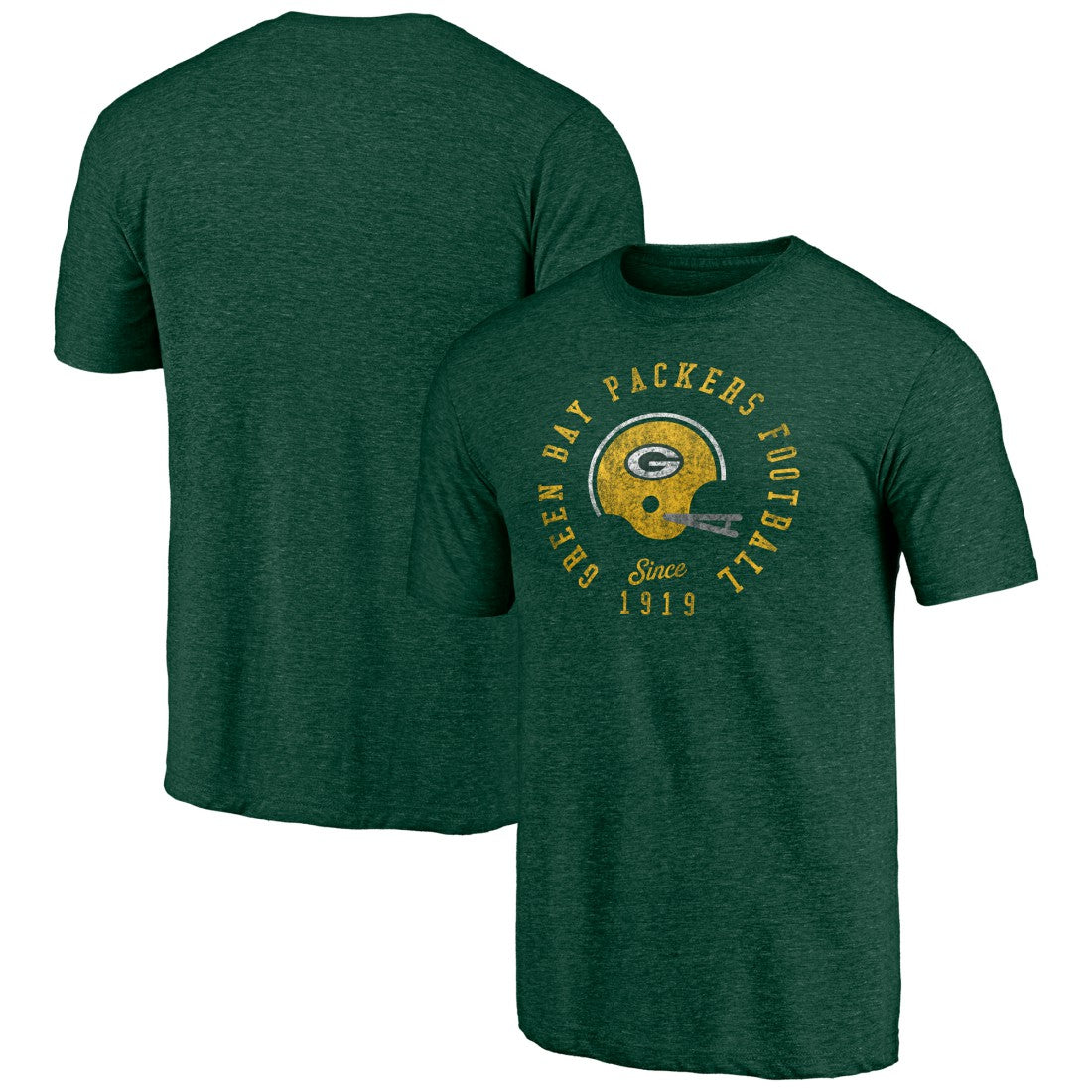 Green Bay Packers Hot Route Tri-Blend T-Shirt Green
