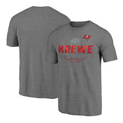 Tampa Bay Buccaneers Hot Route Tri-Blend T-Shirt Heather Gray