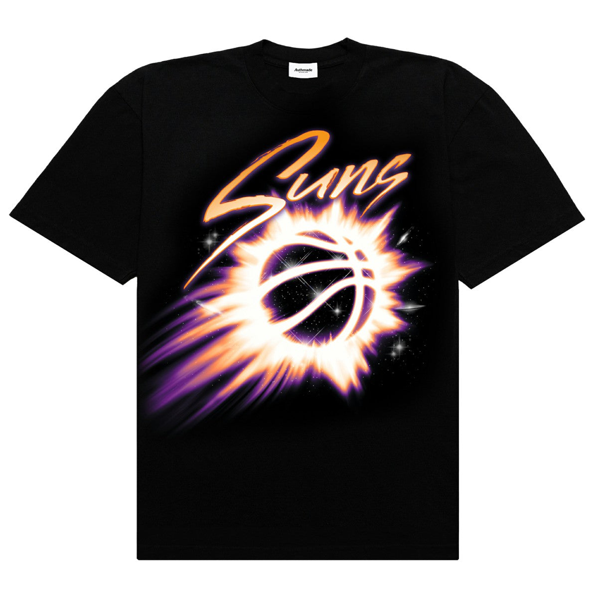 Phoenix Suns Authmade Unisex Ultraviolet T-Shirt Black