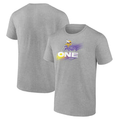 Minnesota Vikings As One Skol T-Shirt Heather Gray