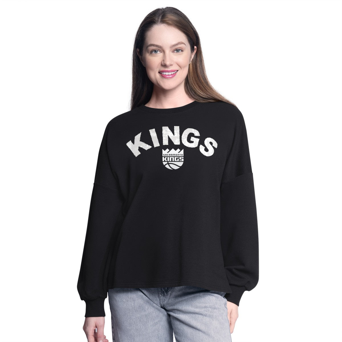Sacramento Kings G-III 4Her by Carl Banks Women's Athletic Pullover Sweatshirt Black