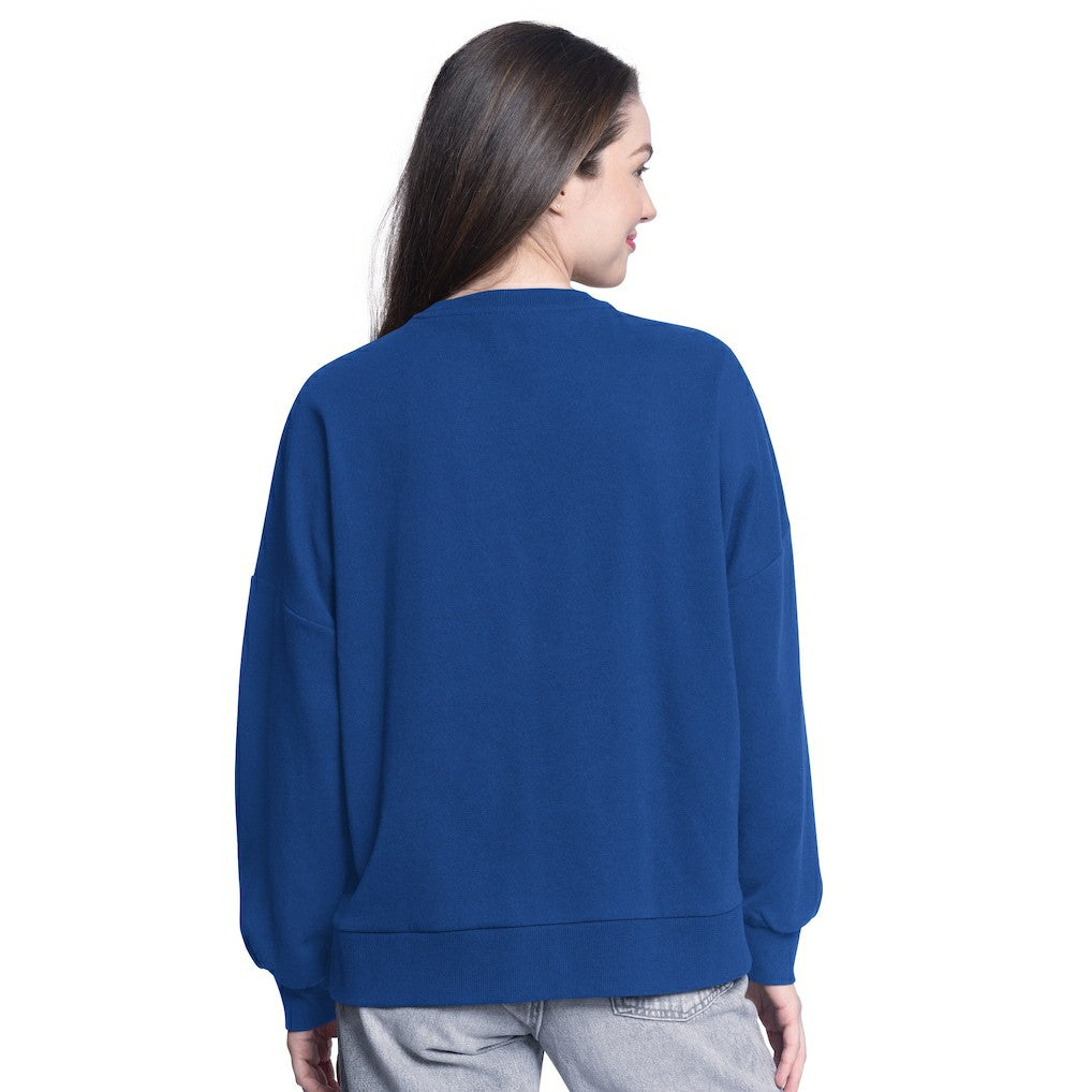 Golden State Warriors G-III 4Her by Carl Banks Women's Athletic Pullover Sweatshirt Royal