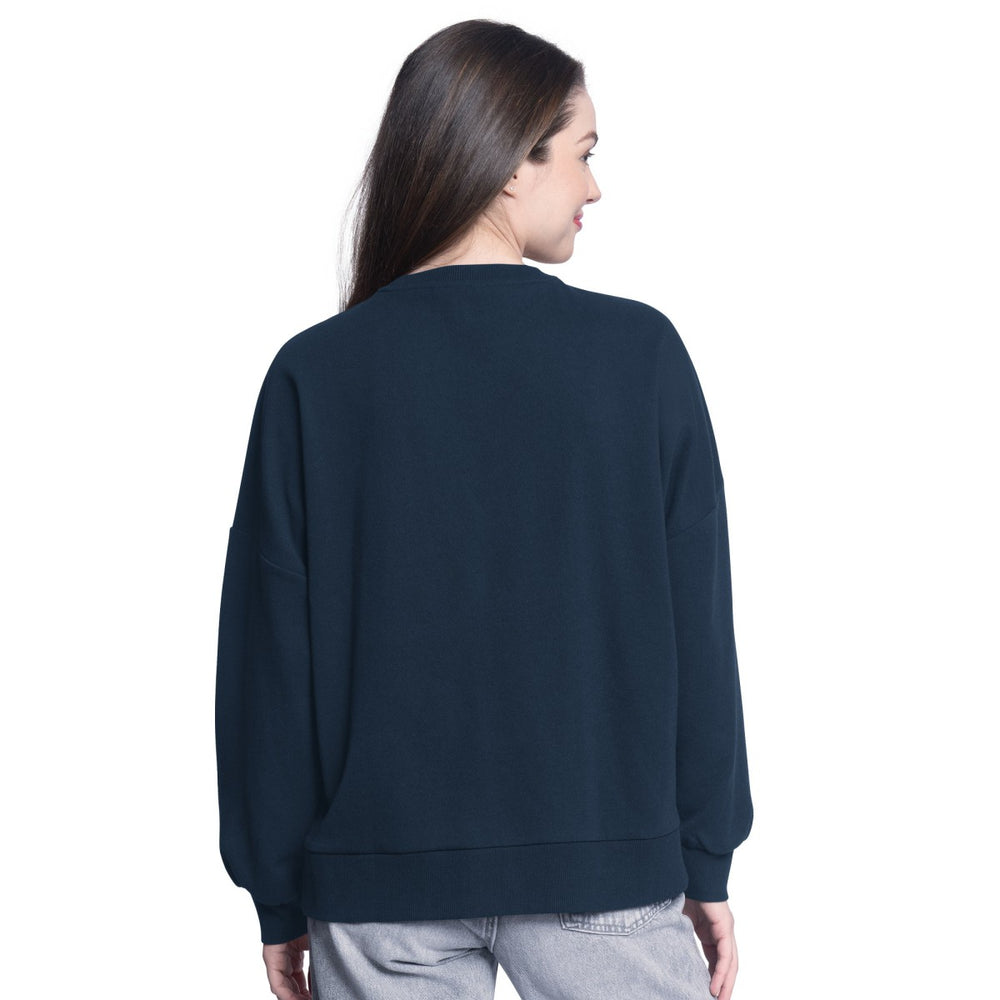 Minnesota Timberwolves G-III 4Her by Carl Banks Women's Athletic Pullover Sweatshirt Navy