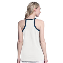 Minnesota Timberwolves G-III 4Her by Carl Banks Women's Curveball Racerback Scoop Neck Slub Tank Top White