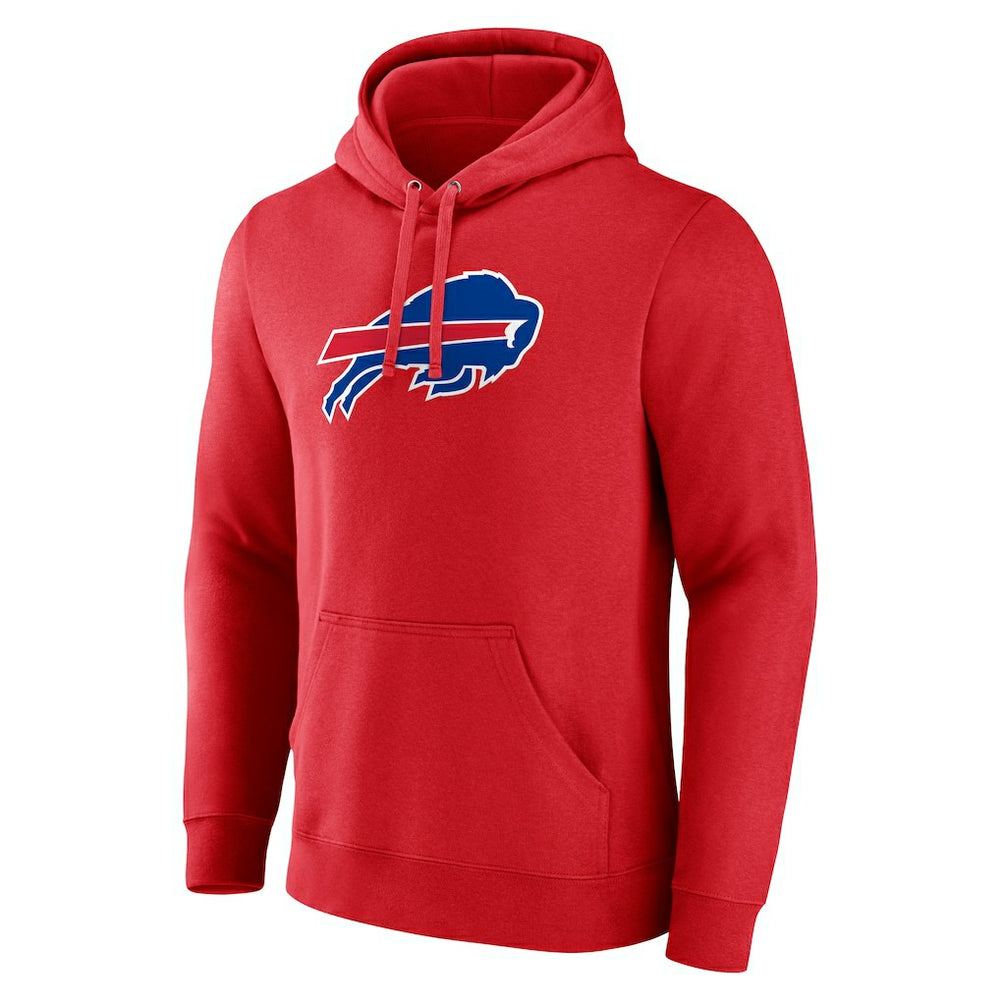 Buffalo Bills Primary Logo Pullover Hoodie Red