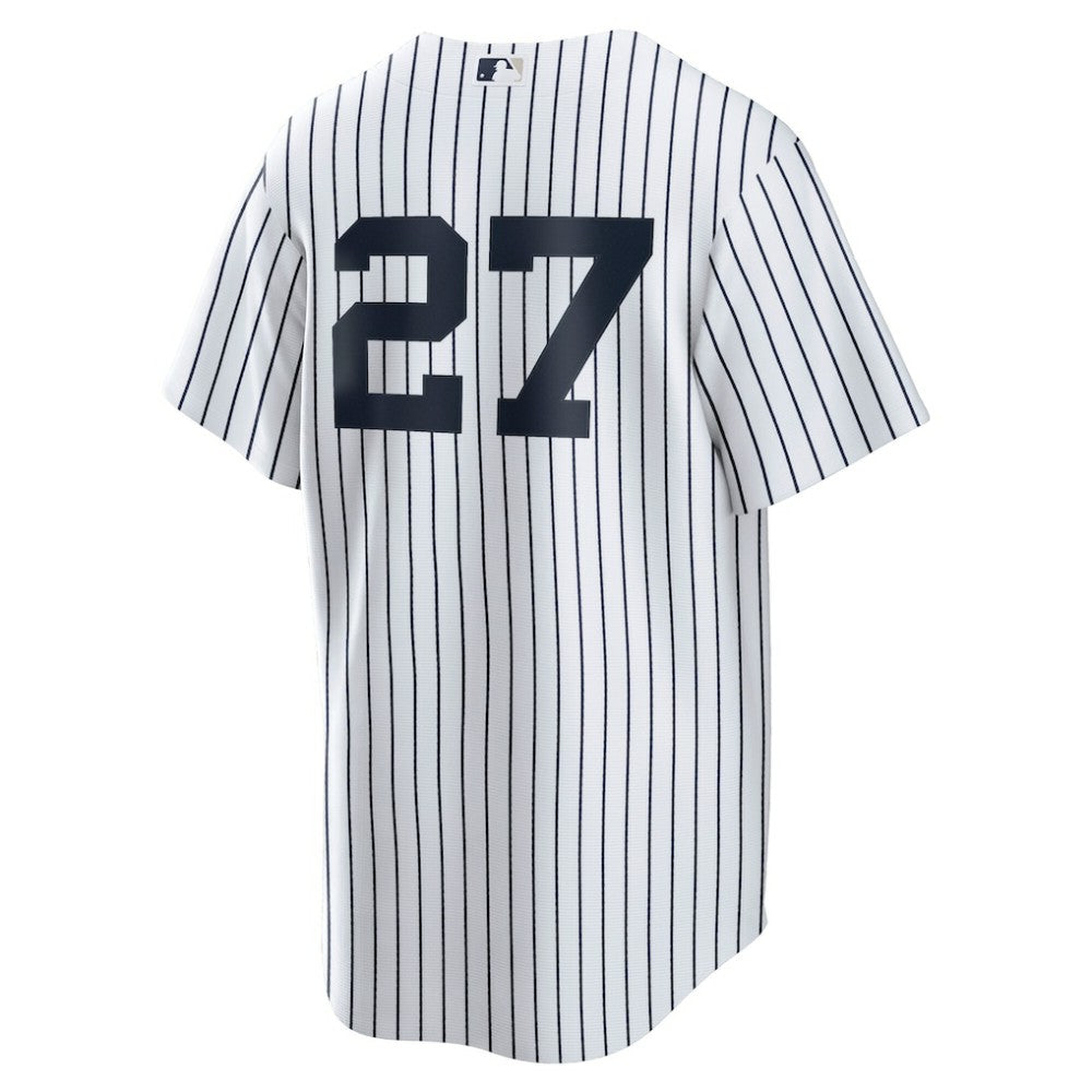 Giancarlo Stanton New York Yankees Nike Home Replica Player Jersey - White - Nike Online