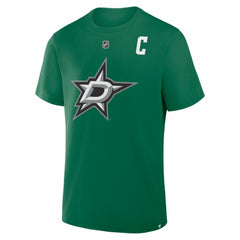Jamie Benn Dallas Stars Fanatics Captain Authentic Stack Name & Number T-Shirt - Kelly Green - NHL 202531960
