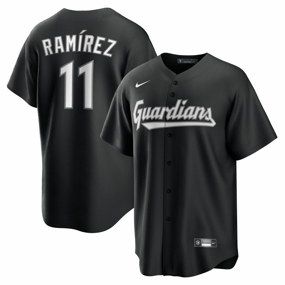 José Ramírez Cleveland Guardians Nike  Replica Player Jersey - Black - Nike on Sale