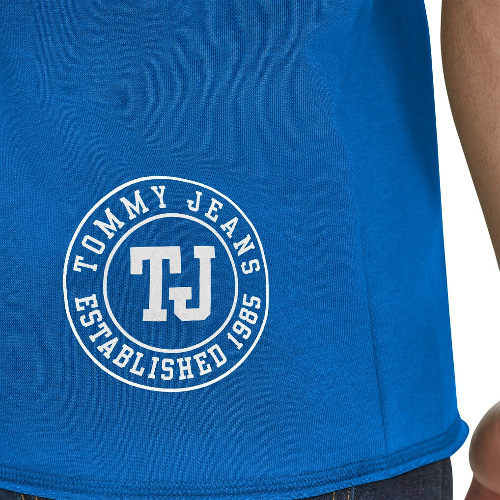 Dallas Mavericks Tommy Jeans Paul French Terry Short Sleeve Pullover Hoodie Blue