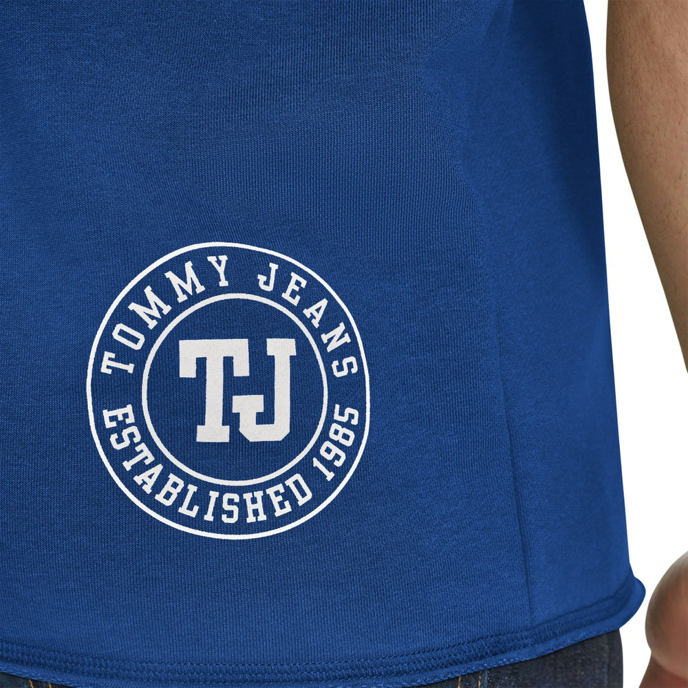 New York Knicks Tommy Jeans Paul French Terry Short Sleeve Pullover Hoodie Blue