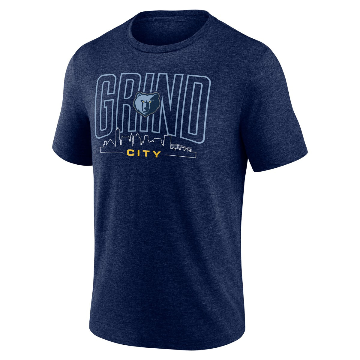 Memphis Grizzlies Huddle Tri-Blend T-Shirt Navy