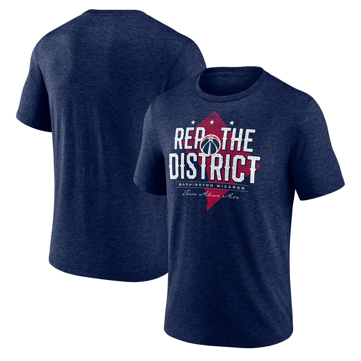Washington Wizards Huddle Tri-Blend T-Shirt Navy