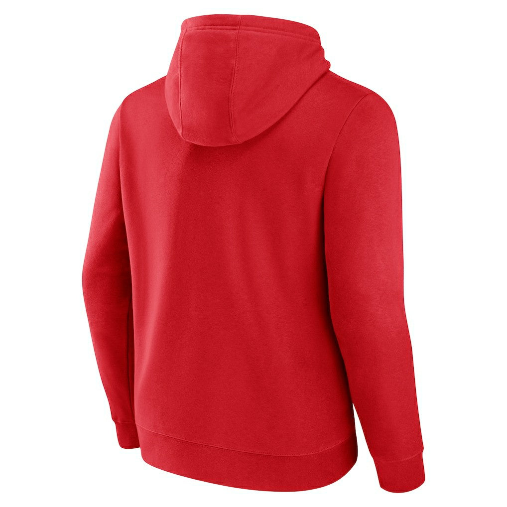 Atlanta Hawks Wordmark Pullover Hoodie Red