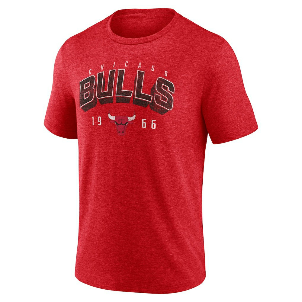 Chicago Bulls Backboard Tri-Blend T-Shirt Red