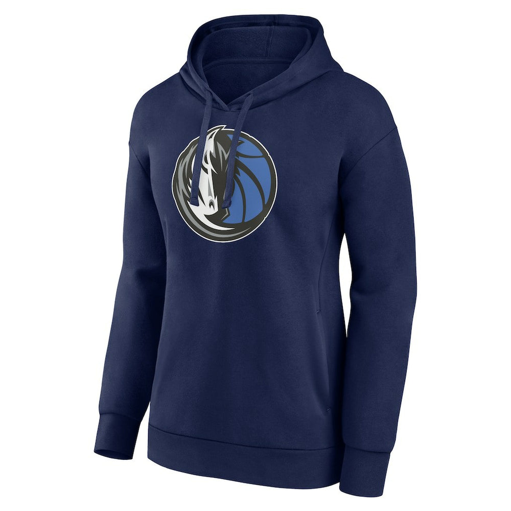 Dallas Mavericks Women's Primary Logo Pullover Hoodie Navy