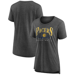 Indiana Pacers Women's Selection Tri-Blend T-Shirt Gray