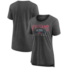New Orleans Pelicans Women's Selection Tri-Blend T-Shirt Gray