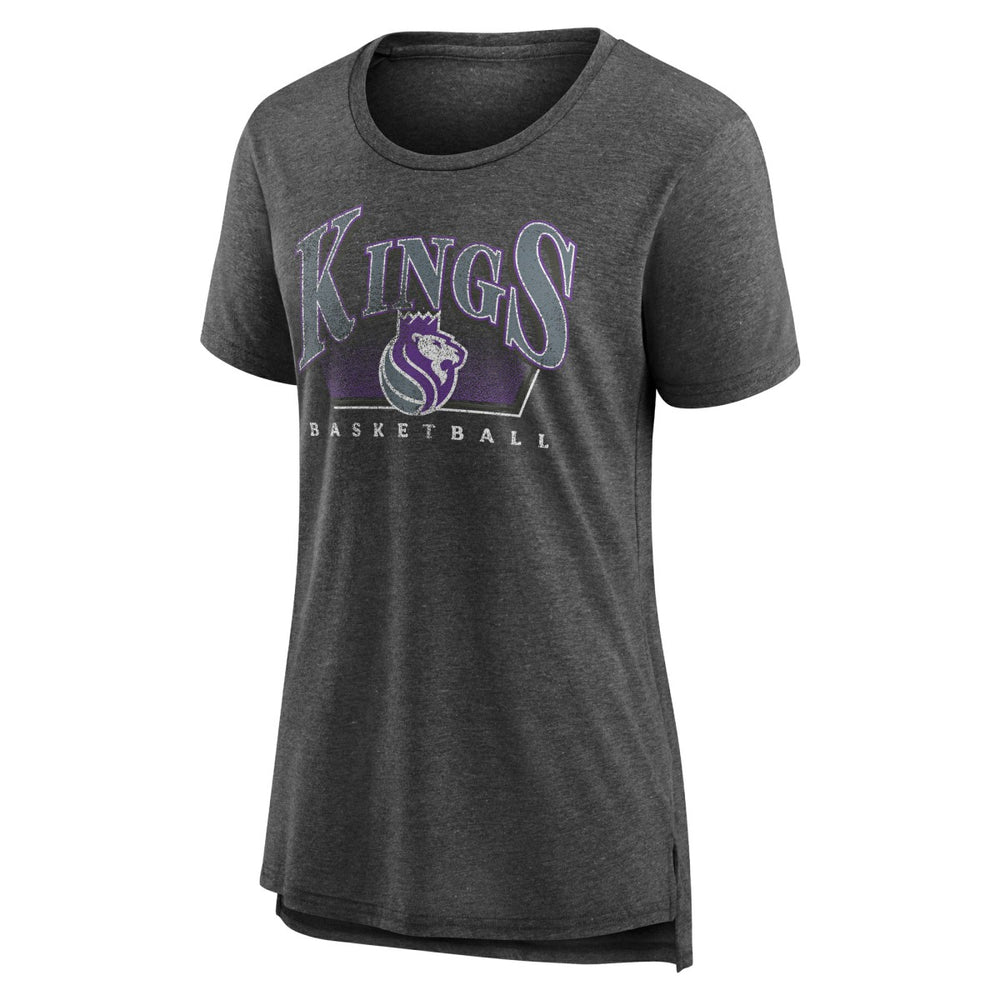 Sacramento Kings Women's Selection Tri-Blend T-Shirt Gray