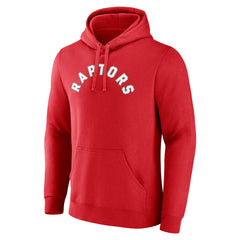 Toronto Raptors Wordmark Pullover Hoodie Red