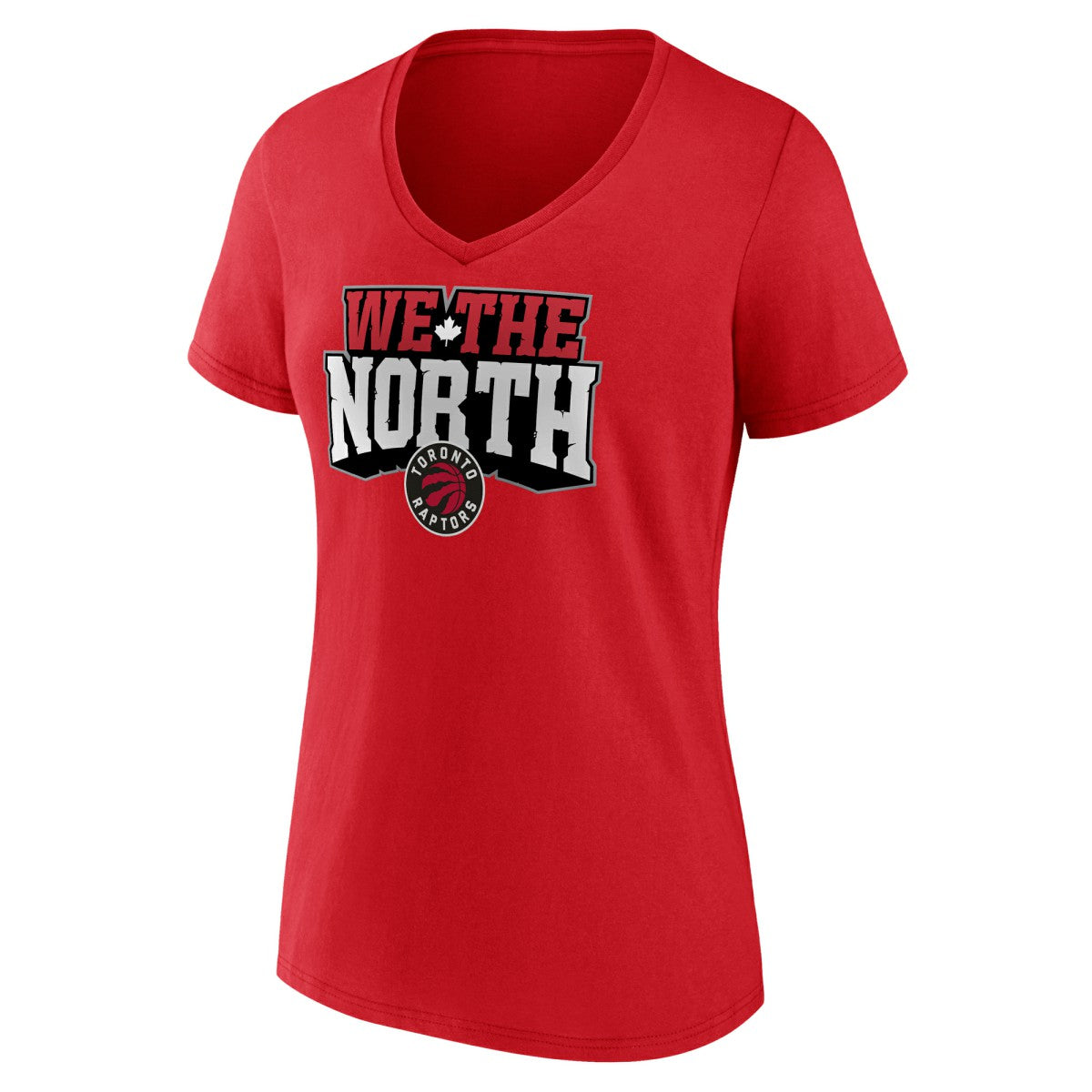 Toronto Raptors Women's Team Pride V-Neck T-Shirt Red