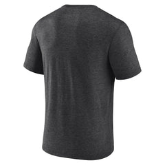 Utah Jazz Distressed Tri-Blend T-Shirt Charcoal