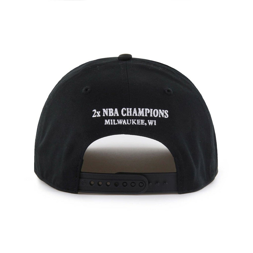 Milwaukee Bucks '47 Every Time Past Champs Hitch Adjustable Hat Black | 47 brand Near Me