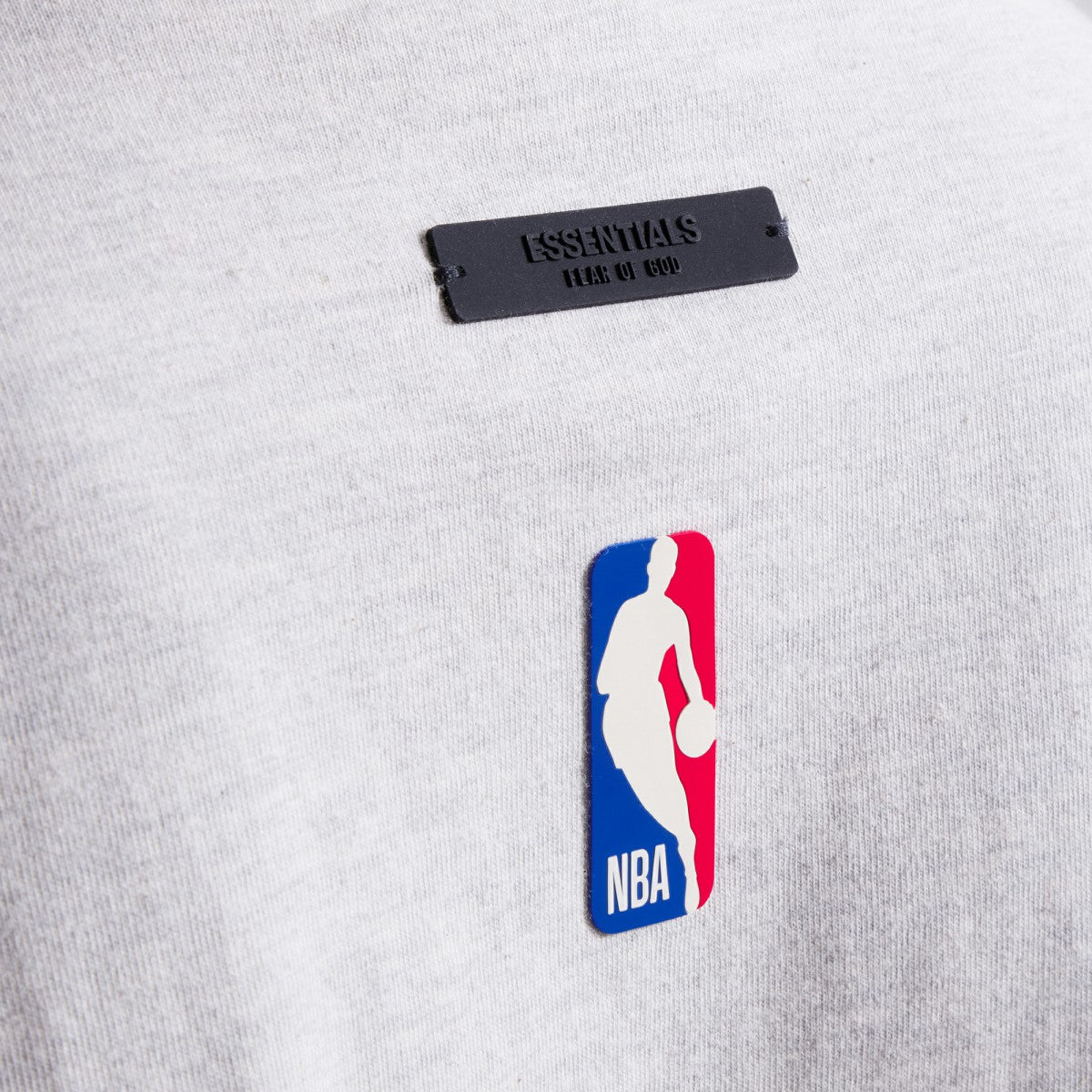 Miami Heat Fear of God Unisex NBA x ESSENTIALS T-Shirt Heather Gray