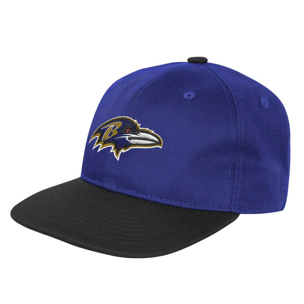 Baltimore Ravens Outerstuff Youth True Retro Adjustable Hat Purple