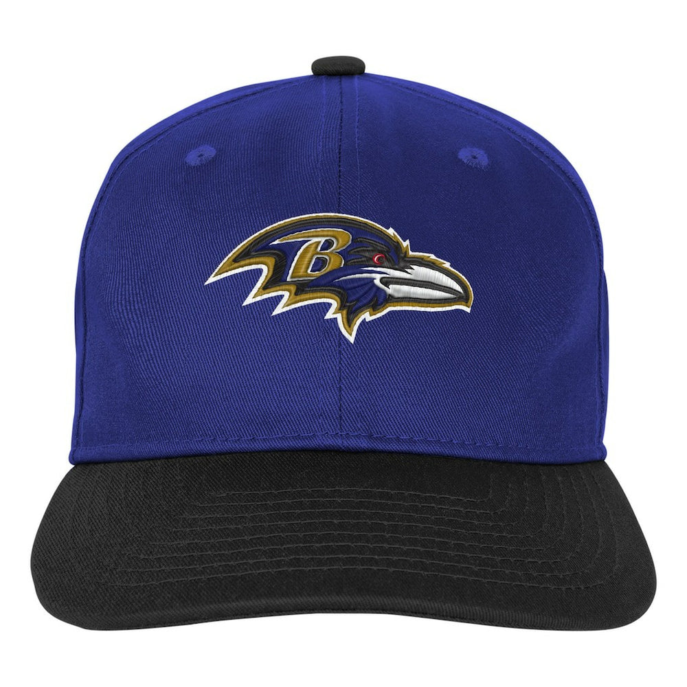 Baltimore Ravens Outerstuff Youth True Retro Adjustable Hat Purple