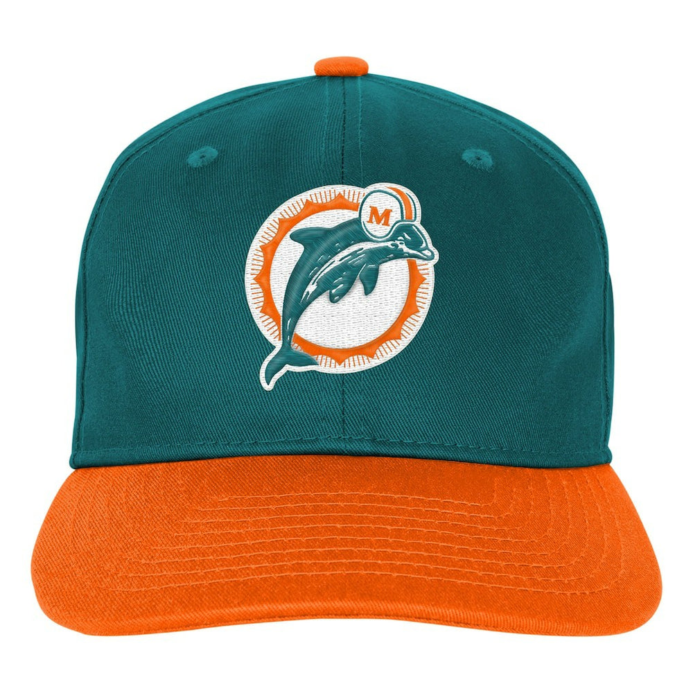 Miami Dolphins Outerstuff Youth True Retro Adjustable Hat Aqua