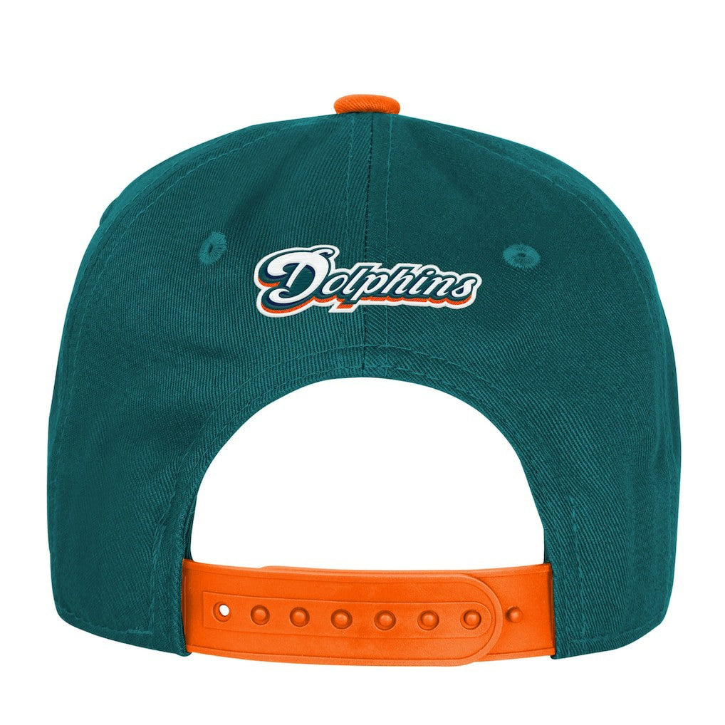Miami Dolphins Outerstuff Youth True Retro Adjustable Hat Aqua