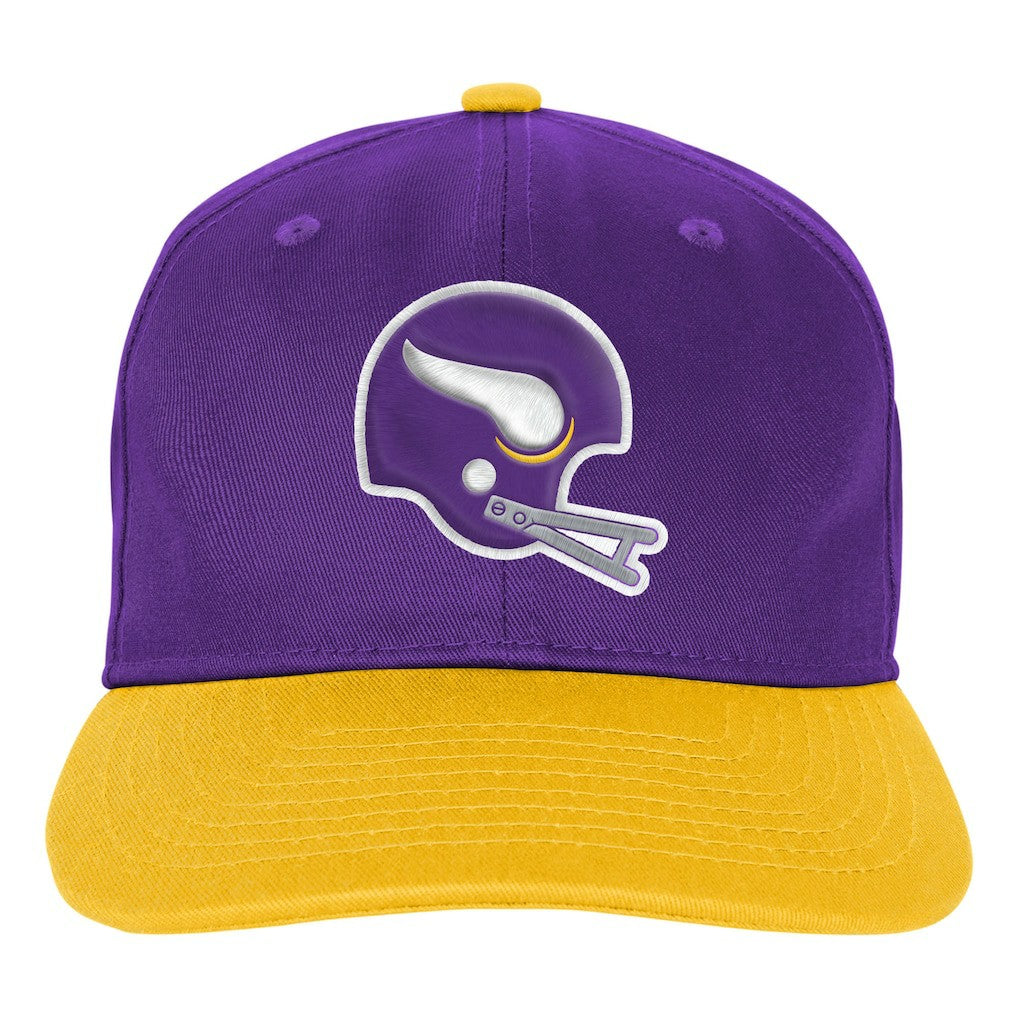 Minnesota Vikings Outerstuff Youth True Retro Adjustable Hat Purple