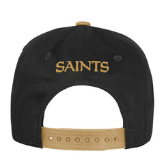 New Orleans Saints Outerstuff Youth True Retro Adjustable Hat Black