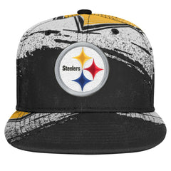 Pittsburgh Steelers Outerstuff Youth Make Noise Adjustable Hat Black