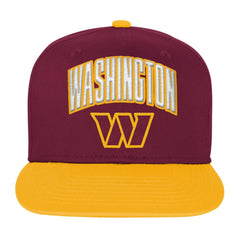 Washington Commanders Outerstuff Youth Essentials Snapback Hat Burgundy