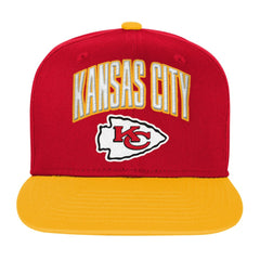 Kansas City Chiefs Outerstuff Youth Essentials Snapback Hat Red