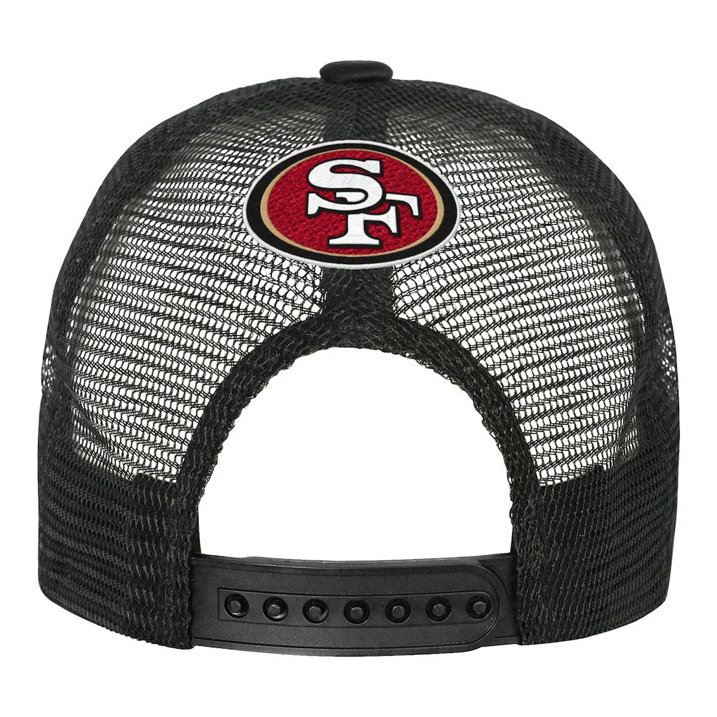 San Francisco 49ers Youth Modern Fan Trucker Adjustable Hat White/Black