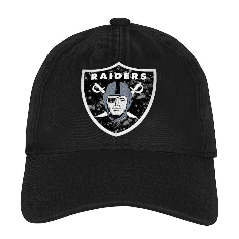 Las Vegas Raiders Outerstuff Girls Youth Gridiron Adjustable Hat Black