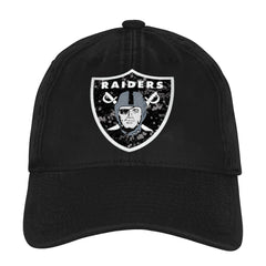 Las Vegas Raiders Outerstuff Girls Youth Gridiron Adjustable Hat Black