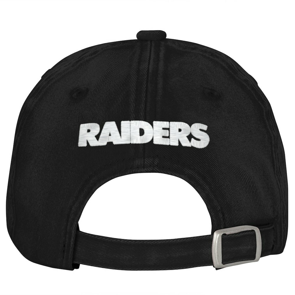 Las Vegas Raiders Outerstuff Girls Youth Gridiron Adjustable Hat Black