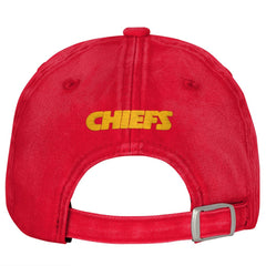 Kansas City Chiefs Outerstuff Girls Youth Gridiron Adjustable Hat Red
