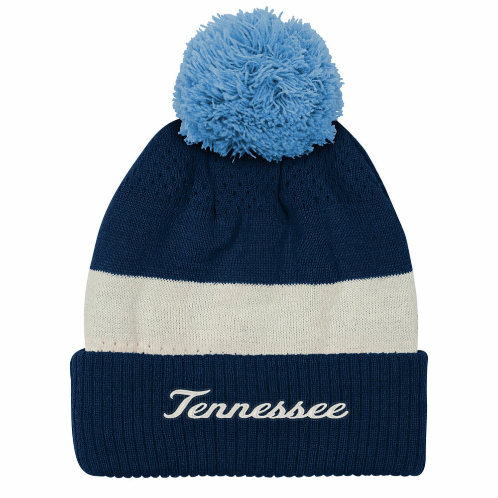 Tennessee Titans Outerstuff Youth Modern Fan Cuffed Knit Hat with Pom Navy