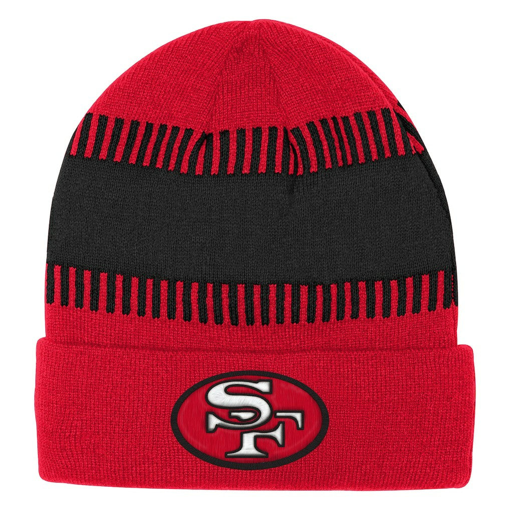 San Francisco 49ers Outerstuff Bright Lights Cuffed Knit Hat Scarlet